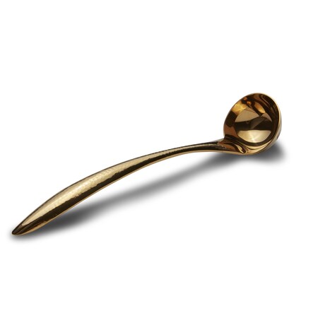 Bon Chef Ez Use Banquet Serving Sauce Ladle Hammer Finish 10" 1 Oz - Gold 9462HFG